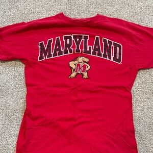 Red Maryland Graphic T-Shirt